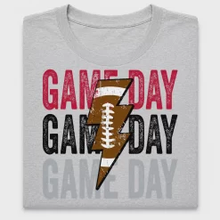Game Day Football Lightning DTF Transfer