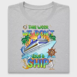 Cruise Ship Vacation DTF Transfer Design