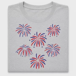 Patriotic Fireworks DTF Transfer