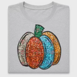 Fall Sequin Pumpkin DTF Transfer