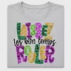 Mardi Gras Sequin DTF Transfer