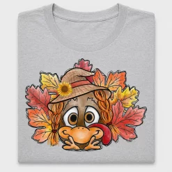 Fall Turkey Girl DTF Transfer