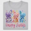 Faux Yarn Floral Bunny DTF Transfer