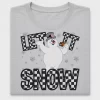 Retro Let It Snow Snowman DTF Transfer