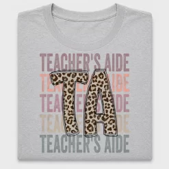 Teacher's Aide Leopard DTF Transfer