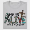 He Is Alive Christian DTF Transfer