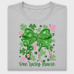 One Lucky Nurse St Patricks Day DTF Transfer