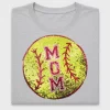 Softball Mom Sequin DTF Transfer