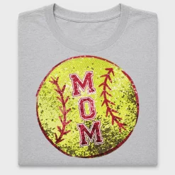 Softball Mom Sequin DTF Transfer