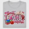 Best Teacher Ever Floral DTF Transfer
