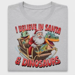 Santa Dinosaurs Christmas DTF Transfer
