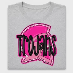 Retro Trojans Logo DTF Transfer