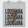 Louisiana Leopard Lightning DTF Transfer