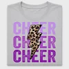 Cheer Cheetah Leopard Lightning DTF Transfer