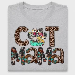 Cat Mama Western Leopard DTF Transfer