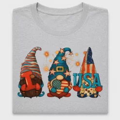Patriotic Gnomes USA DTF Transfer