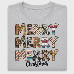 Merry Merry Merry Christmas DTF Transfer