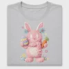 Faux Yarn Crochet Bunny DTF Transfer