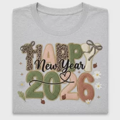 Retro New Year 2026 DTF Transfer