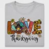 Love Thanksgiving Turkey DTF Transfer