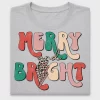 Retro Merry And Bright DTF Transfer
