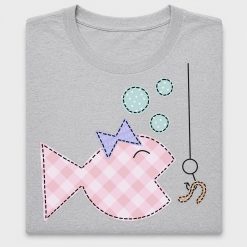 Cute Pink Fish DTF Transfer