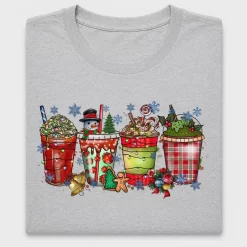 Christmas Coffee Cups DTF Transfer