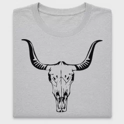 Western Bull Skull DTF Transfer