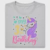 Unicorn 3rd Birthday DTF Transfer