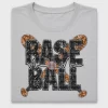 Baseball Mom DTF Transfer With Sequin Details