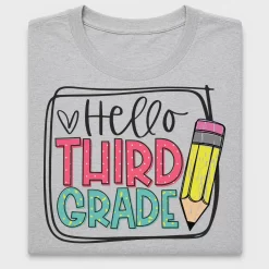 Hello Third Grade DTF Transfer