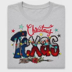 Western Texas Christmas DTF Transfer