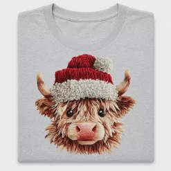 Christmas Highland Cow DTF Transfer