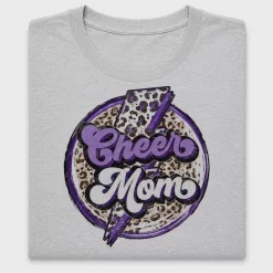 Retro Cheer Mom Lightning DTF Transfer