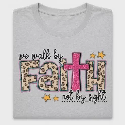Faith Leopard Cross DTF Transfer