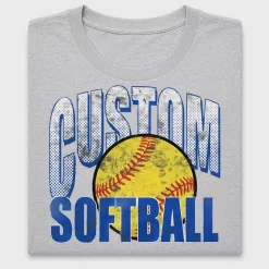 Custom Softball DTF Transfer Design