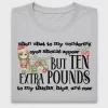 Christmas Humor Ten Pounds DTF Transfer