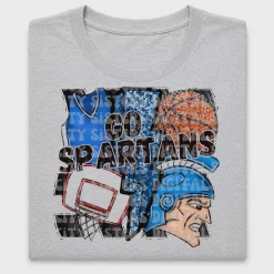 Retro Spartans Basketball DTF Transfer