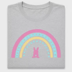 Rainbow Bunny Easter DTF Transfer
