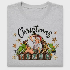 Christmas the Texas Way DTF Transfer
