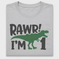 Dinosaur First Birthday DTF Transfer