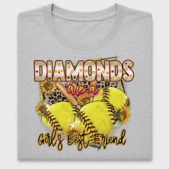 Diamonds Are A Girl's Best Friend DTF Transfer