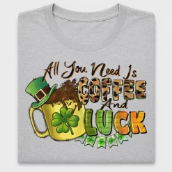 St. Patrick's Day Coffee Luck DTF Transfer