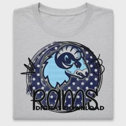 Rams Spirit Circle DTF Transfer Design