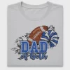 Dad of Both Football and Cheer DTF Transfer
