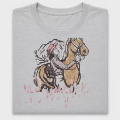Western Cowgirl Horse DTF Transfer