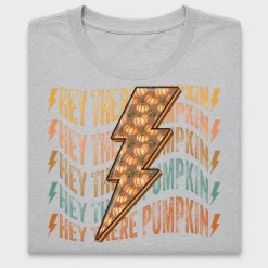 Retro Pumpkin Lightning Bolt DTF Transfer