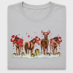 Christmas Horse Friends DTF Transfer