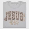Leopard Print Jesus DTF Transfer