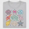 Floral Seashell Collection DTF Transfer